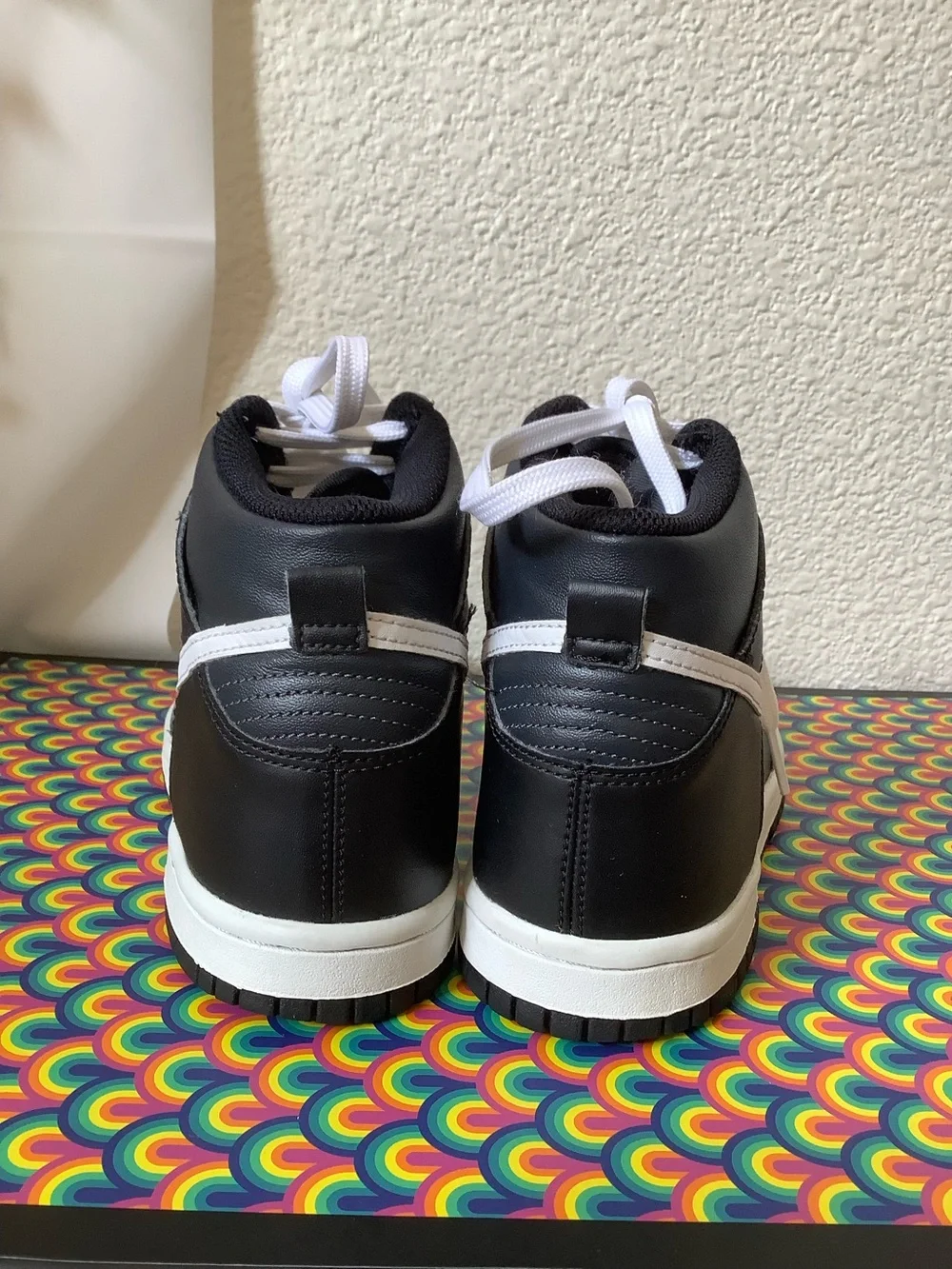 Nike Dunk High Panda Black White High Top Shoes DH9751-001 Youth 4Y /women's 5.5